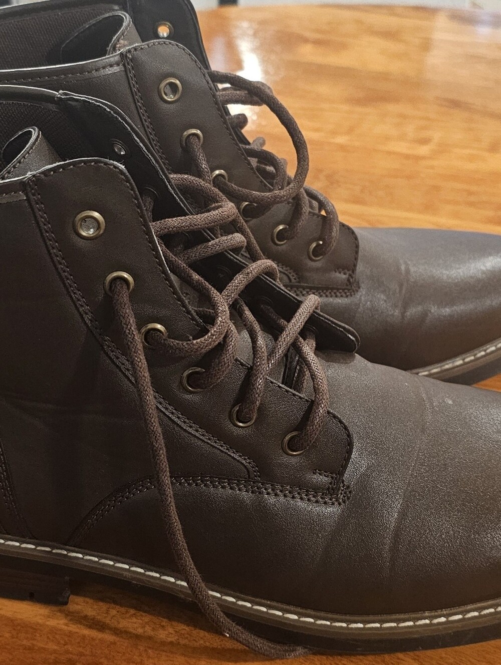 Nautica Thurlow Boot | Men's Size 13 | Dark Brown Lace-Up